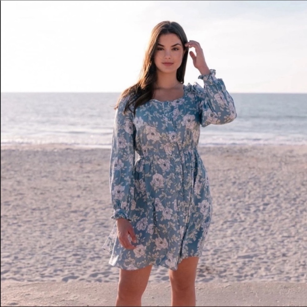 Gal Meets Glam | Madeline Floral Button Down Dress